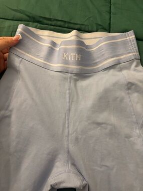 KITH Light Blue Leggings with Branded Waistband & Top